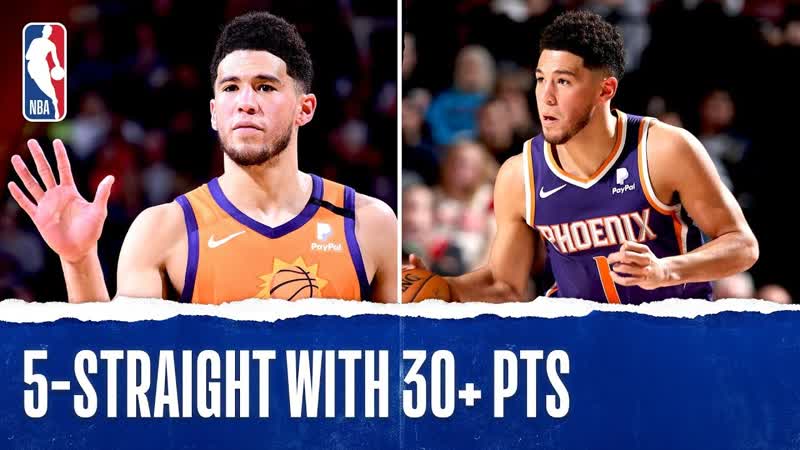 Booker Joins Suns HISTORY With 30+ PTS