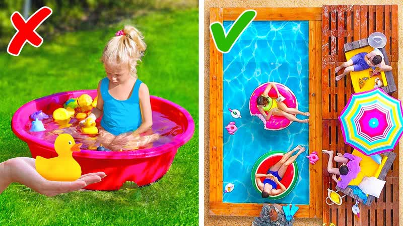 DIY GIANT BACKYARD POOL, , Easy Backyard Decor Ideas For Parents and