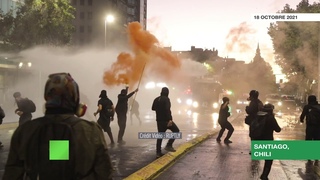 Chili : nouveaux heurts entre la police et des manifestants à Santiago