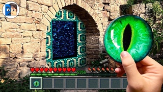 Minecraft in Real Life REALISTIC ENDER PORTAL - Realistic Minecraft MOVIE 創世神第一人稱真人版