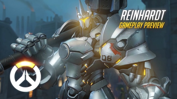 Reinhardt Gameplay Preview, Overwatch, 1080p HD, 60