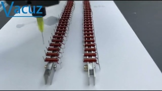 Automatic Visual Vision R Rob Ferrite Magnetic Drum Core Glue Adhesive Dispensing Machine
