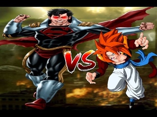 Gogeta SSJ 4 vs Superboy Prime (Sprite animation )