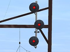 SL3 SL 3-Head(a) CI Catenary Staggered Head (Inverted) Signal RRS Supersignal
