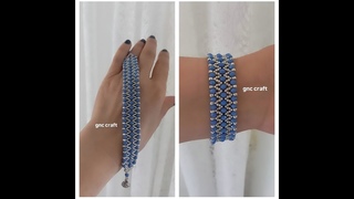 ÇİFT SIRA ZİGZAG BİLEKLİK  DOUBLE ROW ZIGZAG BRACELET