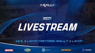 🔴 Ralli SM LIVE: Lahti Historic Rally - Saturday