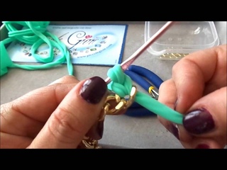 TUTORIAL CATENA DORATA E FETTUCCIA TIFFANY
