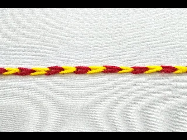 Hand Embroidery For Beginners, Magic Chain Stitch Embroidery, Basic Hand Embroidery