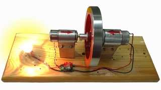 ВЕЧНЫЙ ДВИГАТЕЛЬ из двух моторчиков How to make a Free Energy Generator Игорь Белецкий