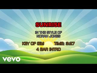 Norah Jones - Sunrise (Karaoke)