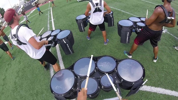 Blue Devils 2017 Snare, Quad Cam Miles
