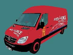 flo07-MJ79 Uk mercedes sprinter PARCEL FORCE