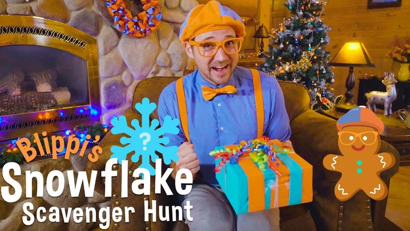 Blippis Holiday Movie Christmas Scavenger Hunt for