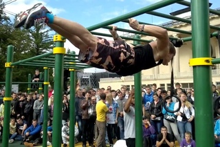Воркаут Москва 2012. Анисимов vs Аксенов