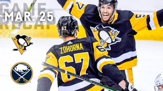 Game Recap: Penguins vs. Sabres () | Crosby's 1,300th Point and Zohorna's First Goal