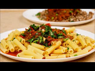 У Вас есть макароны и гречка Тогда готовим постный Болоньезе. Цыганка готовит.