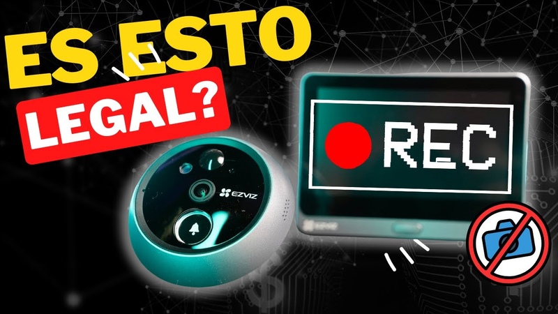 LEGAL O ILEGAL Ladrones NO, MIRILLA digital EZVIZ CP4. no te ROBARÁ N