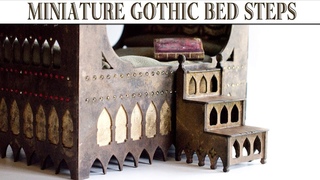 How to Build Mini Gothic Bed Steps