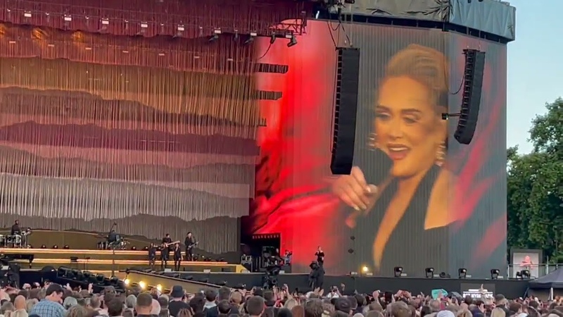 Adele 2022 British Summer Time at London, July 01 2022 Hyde Park,