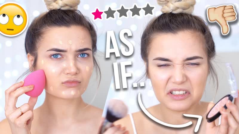 I TRIED FULL FACE OF LOW RATED MAKEUP FROM