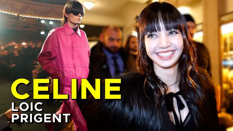 CELINE: HEDI SLIMANE DÉ FILE AU PALACE AVEC LISA 리사 ET ETIENNE DAHO Avec Loic