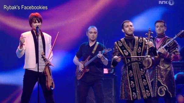 Alexander Rybak, Dima Bilan, Maria Serifovic, Lena, Ell Nikki Eurovision Medley Baku