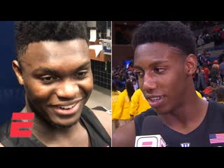 Zion, RJ Barrett, Coach K all smiles after win at Virginia | College Basketball Sound