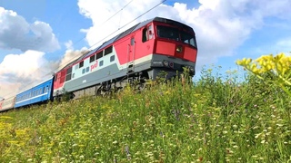 ТЭП70-0361 с поездом  Санкт-Петербург — Калининград