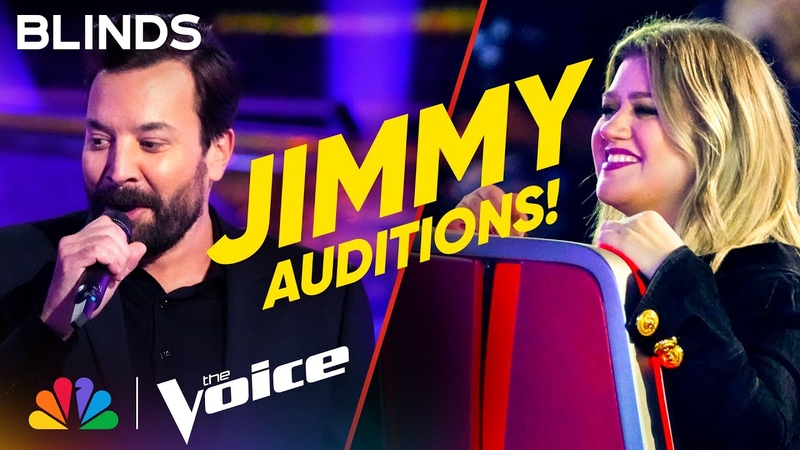 Jimmy Fallon Pranks the Coaches, The Voice Blind Auditions,