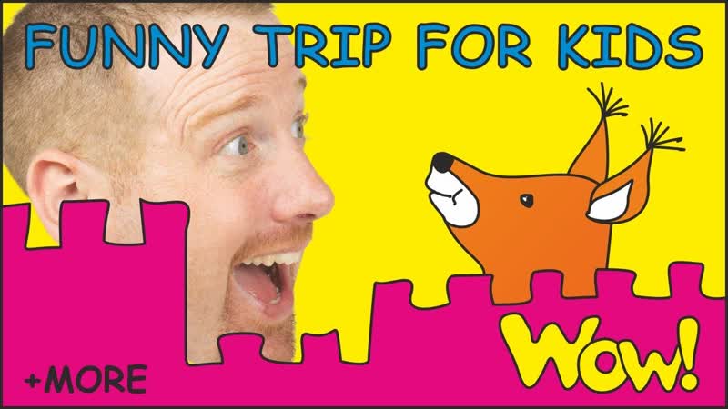 Funny Trip for Kids + MORE Stories for Children with Steve and Maggie, Learn English Wow English