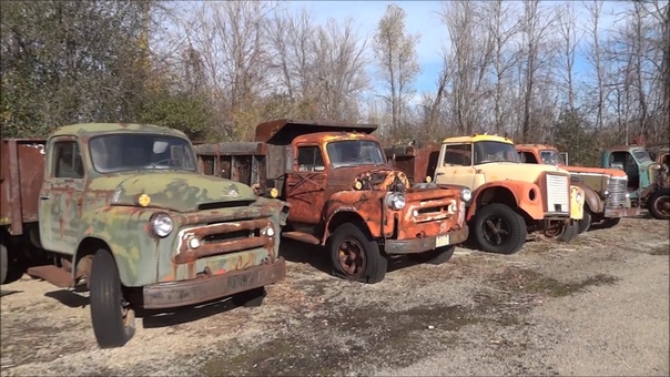 Rusting Classics Old International Truck