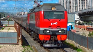 Электровоз ЭП2К-251 со скорым поездом №120 Санкт Петербург - Белгород