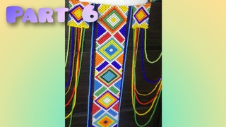 Part 6of6 Beaded diamond Zulu pattern tutorial