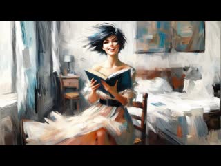 Поэтесса... Читала мне и Кафку и Камю... Песня об утончённых страстях...