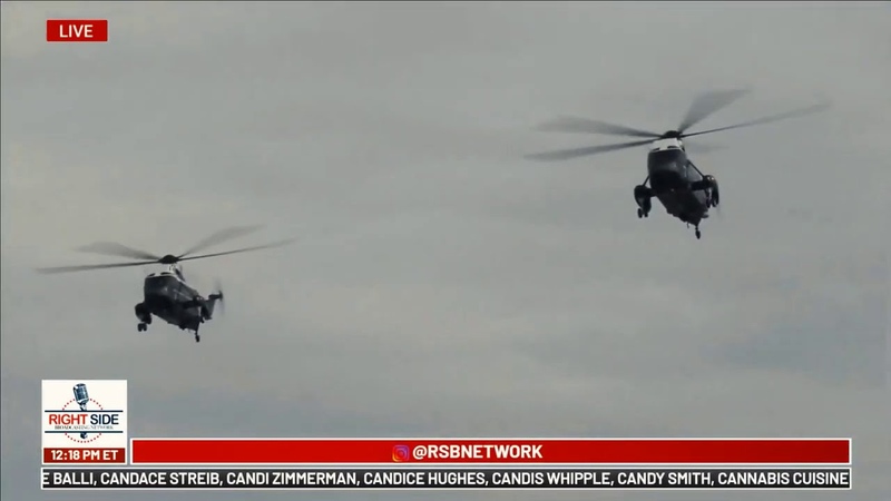 AMAZING President Trump Multiple FLYOVERS in Marine One in DC for March for Trump, Jericho