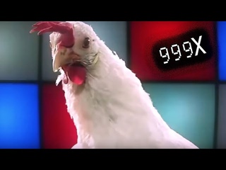 Танец курицы (Techno Chicken Song) скорость 999