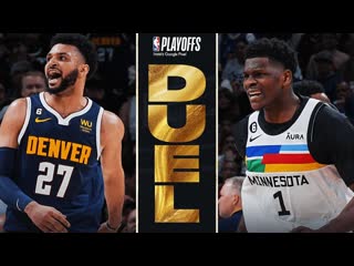 HISTORIC BATTLE! Jamal Murray (40 PTS) vs Anthony Edwards (41 PTS) In Game 2! #PLAYOFFMODE