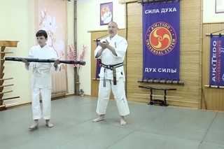 Вручение тренировочного оружия Шкодовскому Дмитрию