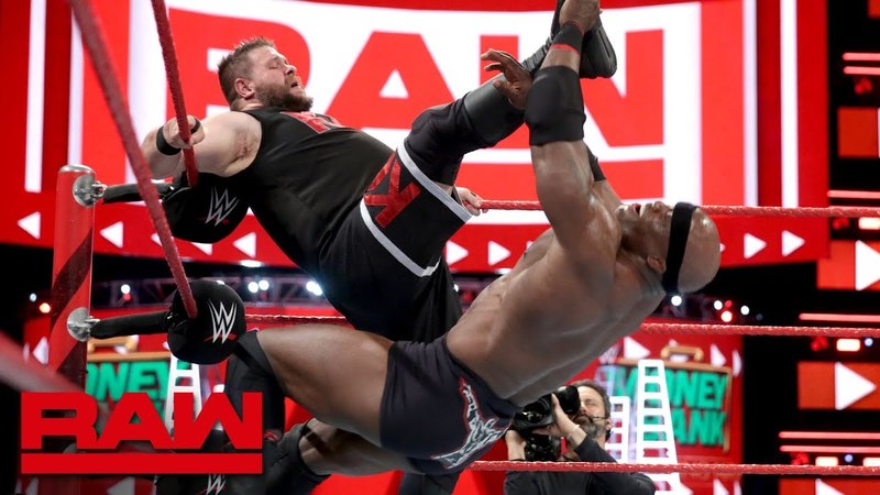 Bobby Lashley vs. Kevin Owens vs. Elias Money in the Bank Qualifying Match: Raw, May 14,