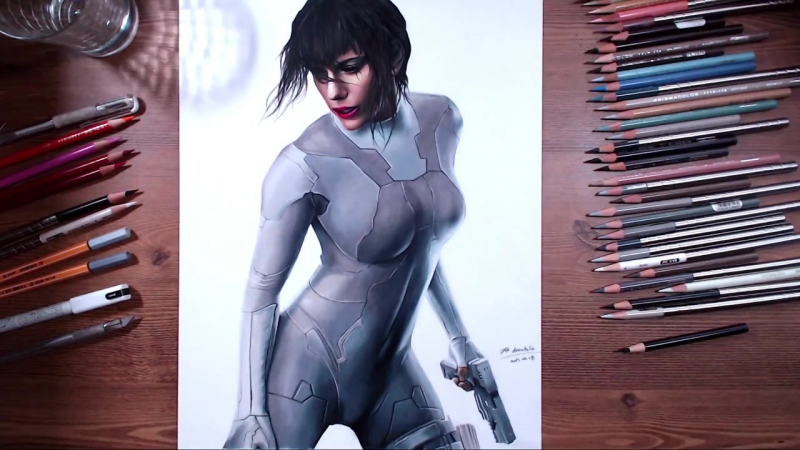 Ghost in the Shell Motoko Kusanagi( Scarlett Johansson) Speed