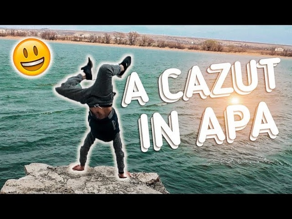 A CĂZUT ÎN APĂ!! 😂