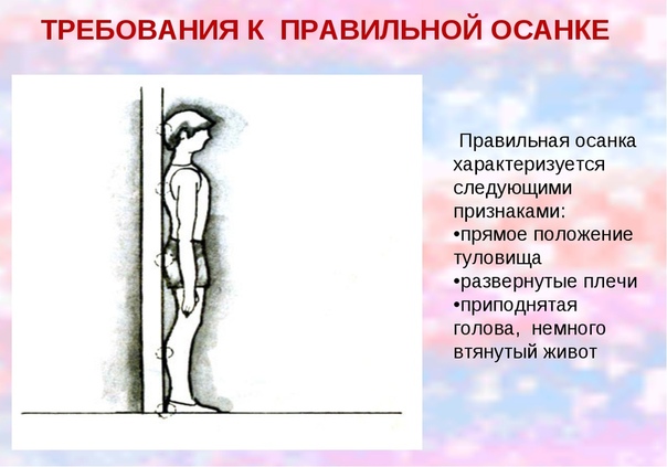 КАК ПРОВЕРИТЬ ОСАНКУ А вы знаете, что психологи утверждают, что осанка это показатель, позволяющий понять самочувствие человека. Прямая спина и подтянутый живот свидетельствуют о спокойствии,
