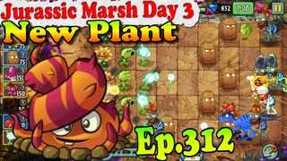 Plants vs. Zombies 2 (China) - New Plant Escape Root - Jurassic Marsh Day 3 ()