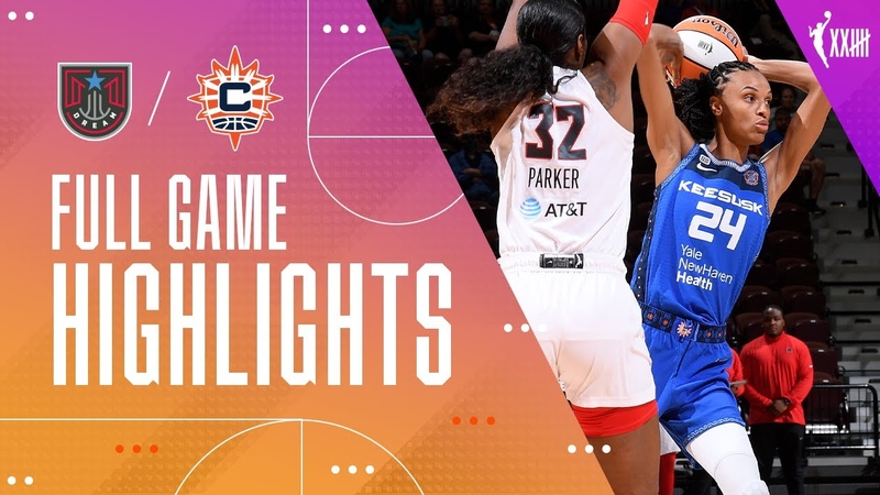 ATLANTA DREAM vs. CONNECTICUT SUN, FULL GAME HIGHLIGHTS, July 9,