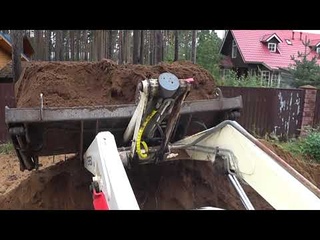 Халявная смена на экскаваторе погрузчике Терекс.