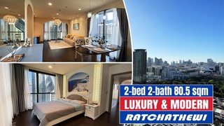 Luxury 2-Bedroom Condo BTS Ratchathewi - Bangkok Property Tour