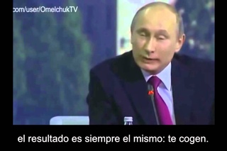 El genial Putin orienta a Angela Merkel