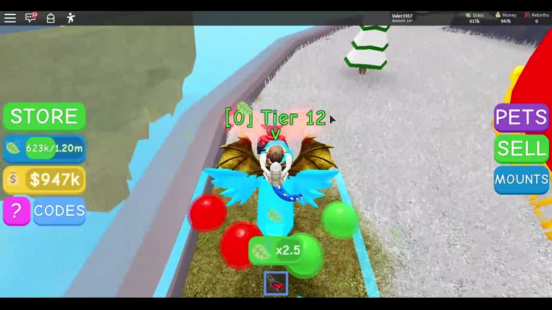 NEW CODE Lawn Mowing Simulator часть