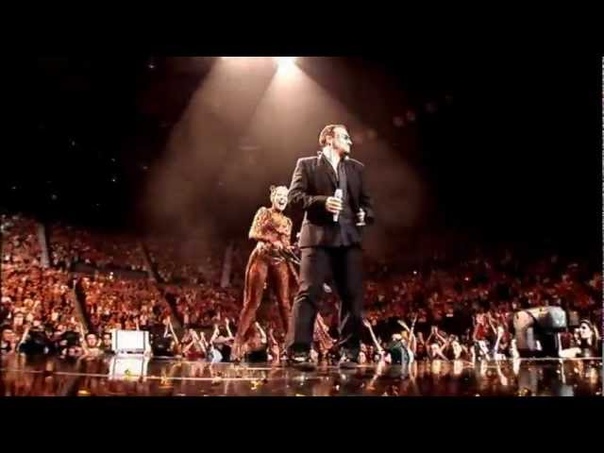 Kylie Minogue, Bono, U2, Kids, live, , Showgirl Homecoming Tour,