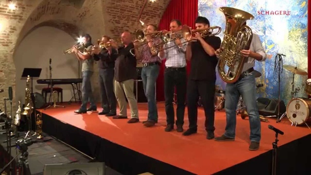 Mnozil Brass Klezmi geht fremd Schagerlparty at Stift
